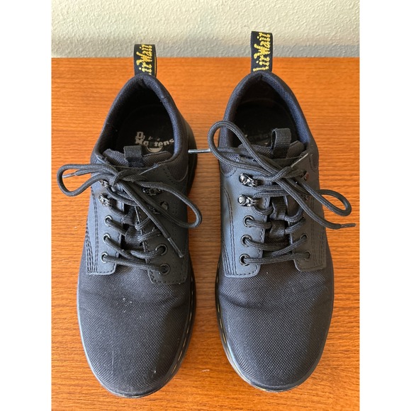Dr. Martens Other - Dr. Martens Reeder Black Extra Tough Utility Shoes Mens 8 Womens 9 Low Top
